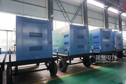 移動(dòng)拖車(chē)式柴油發(fā)電機組