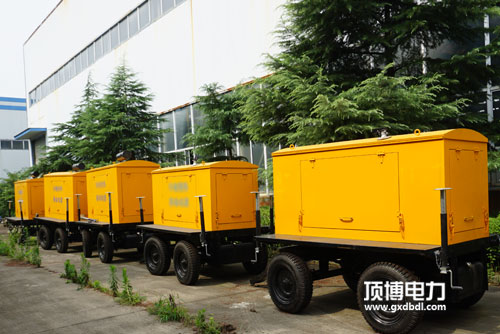 移動(dòng)拖車(chē)柴油發(fā)電機組