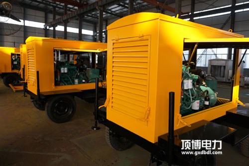 移動(dòng)拖車(chē)式柴油發(fā)電機