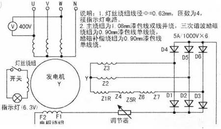 柴油發(fā)電機實(shí)物接線(xiàn)圖